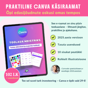 Canva töölaua meistriks - Tunne võimalusi ja kujunda nutikalt