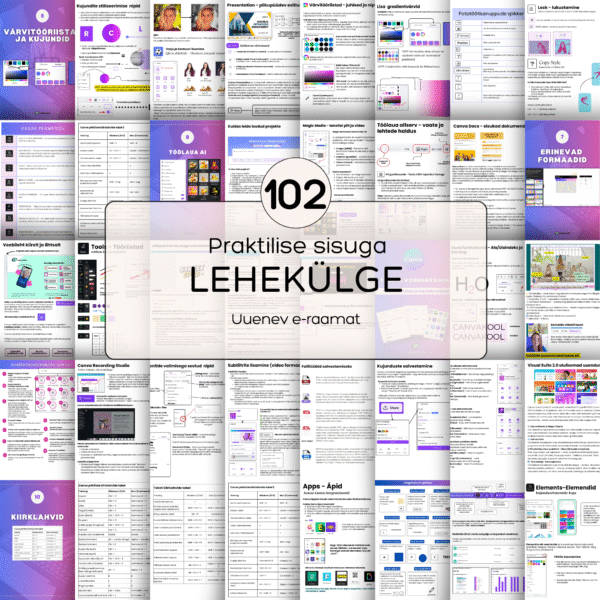 Canva mockupid e-raamatute ja kontaktimagnetiteks (edasijõudnutele) - Image 3